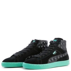 black suede puma high tops